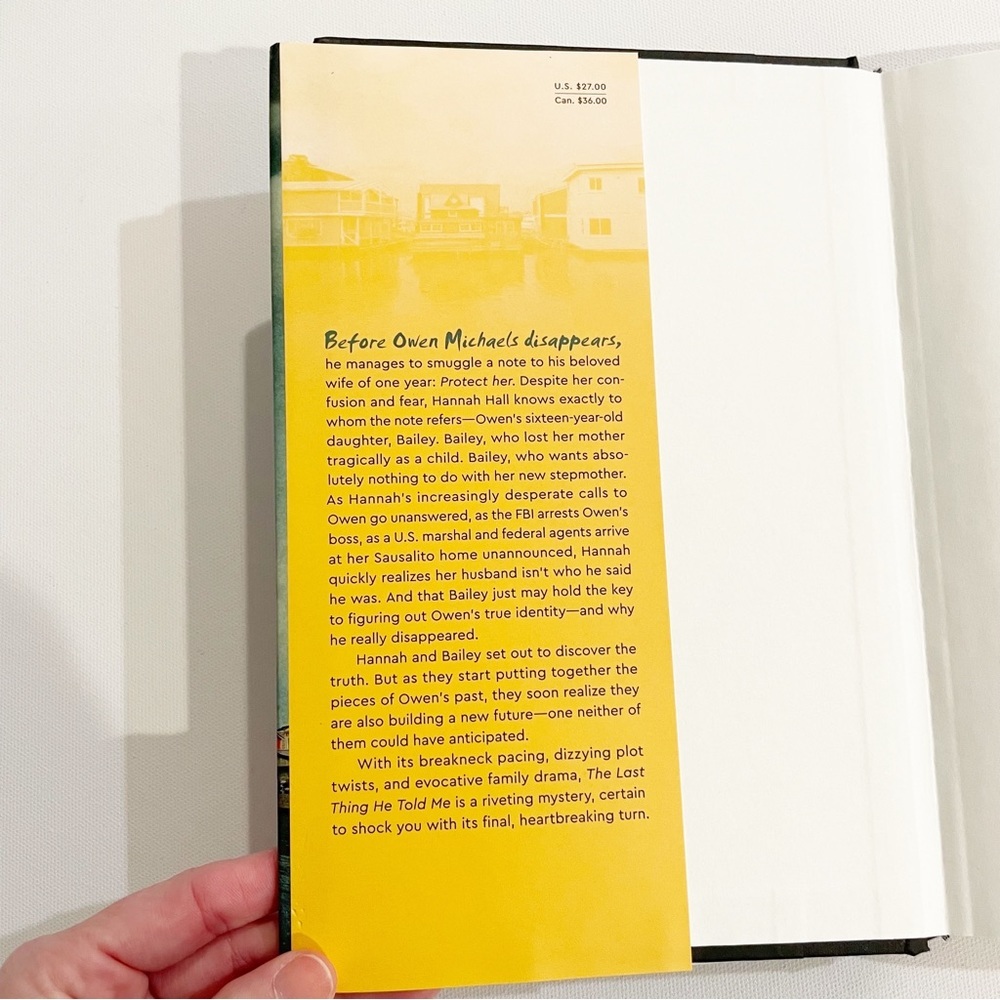 The Last Thing He Told Me Book by Lara Dave Hardcover - Picture 3 of 5